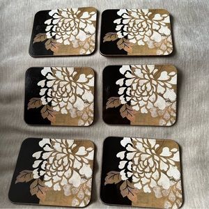 Set Of 6 Jason Coasters Glamour Of Gold